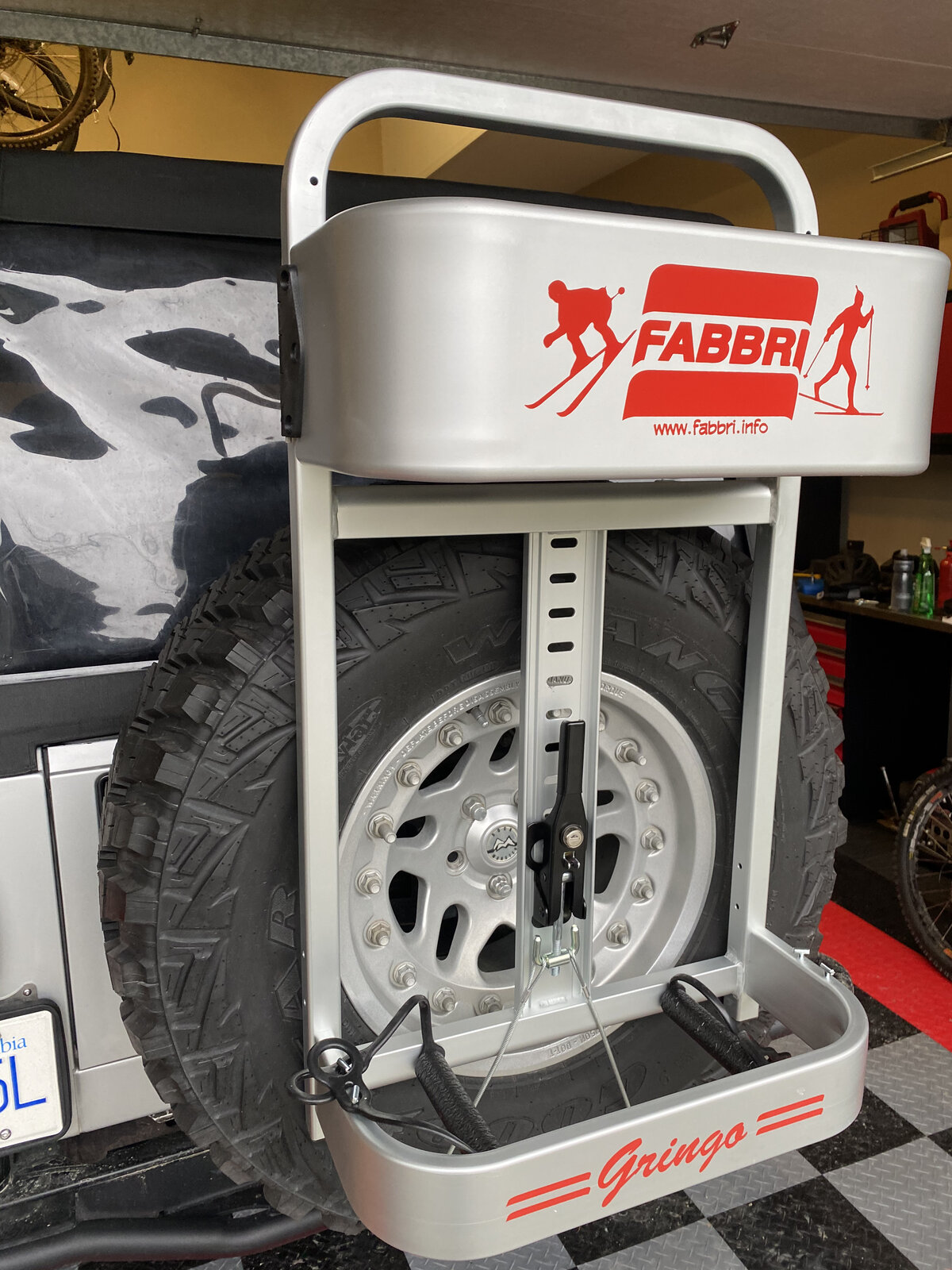 Fabbri Optional Gringo 6950259 Conversion Kit for Ski and Snowboard Rack 