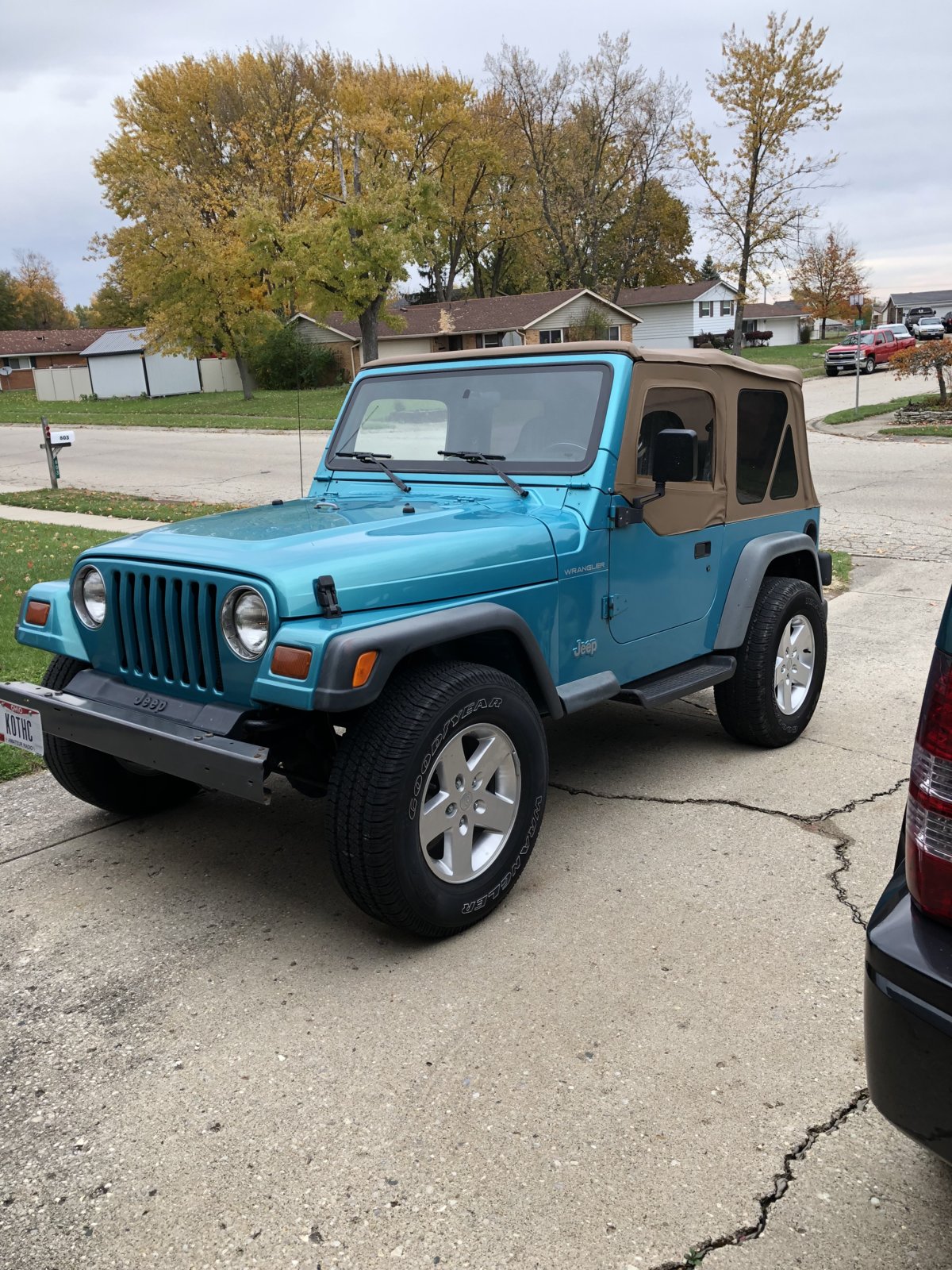 Anyone Have Photos Of 97 Tj Blue Paint Colors Jeep Wrangler Tj Forum