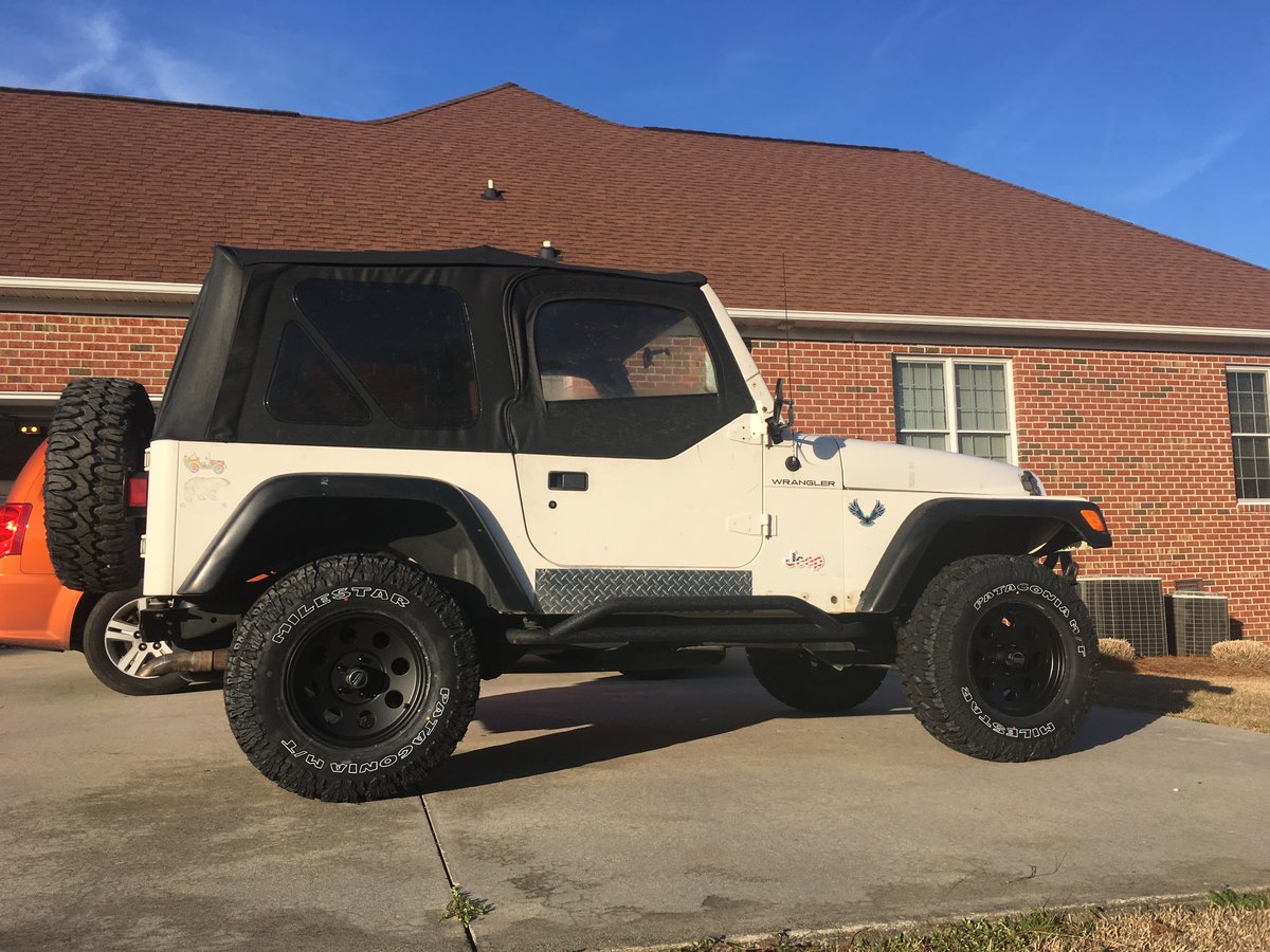 Will a 2” lift kit with 31” tires and flat fender flares look good or look  ridiculous? | Jeep Wrangler TJ Forum