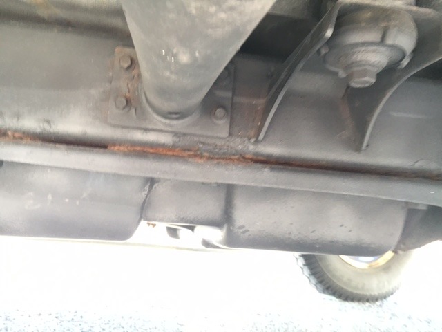 Skid plate area frame rust | Jeep Wrangler TJ Forum