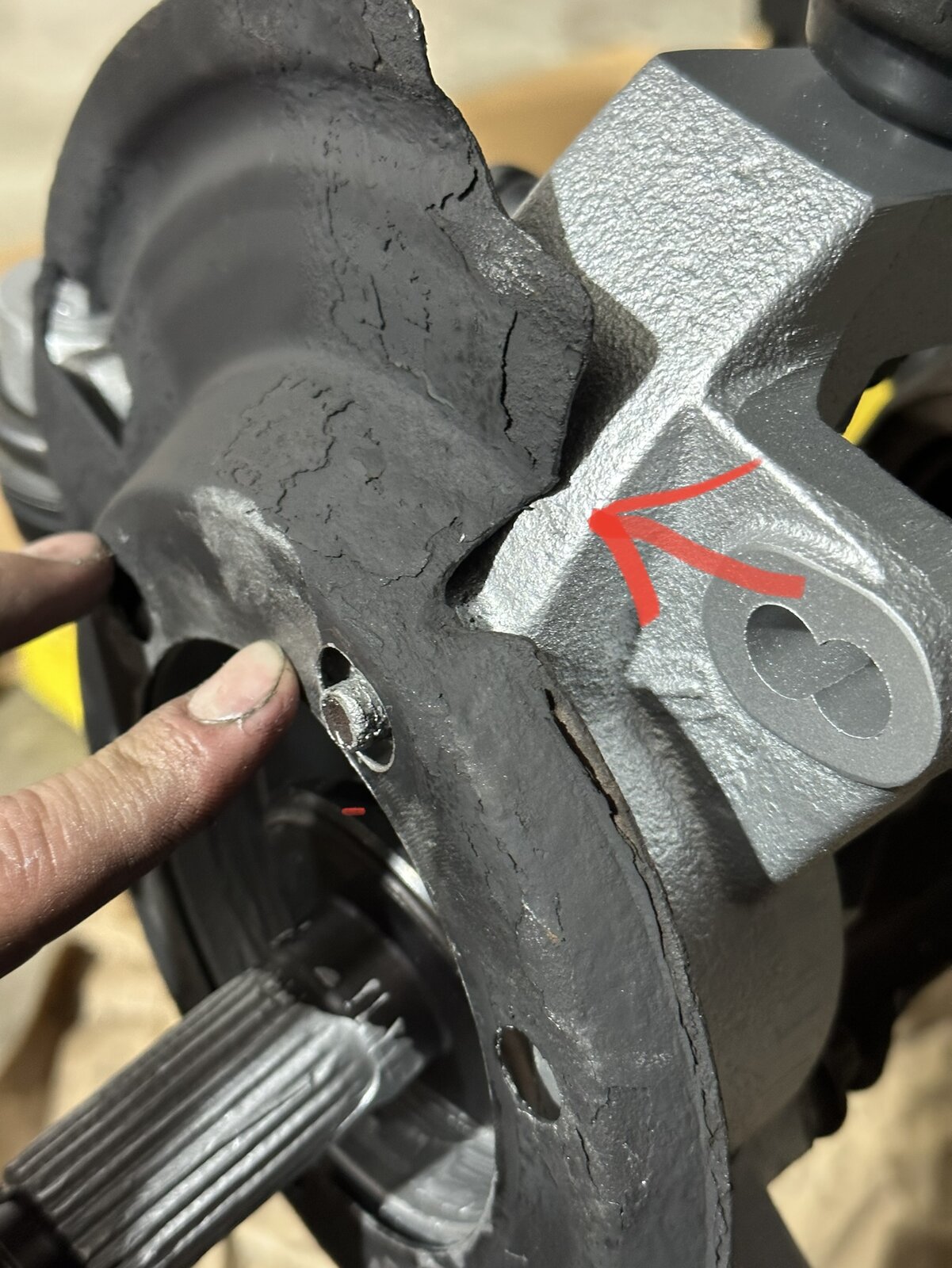 Rotor dust shields hitting BMB knuckles Jeep Wrangler TJ Forum