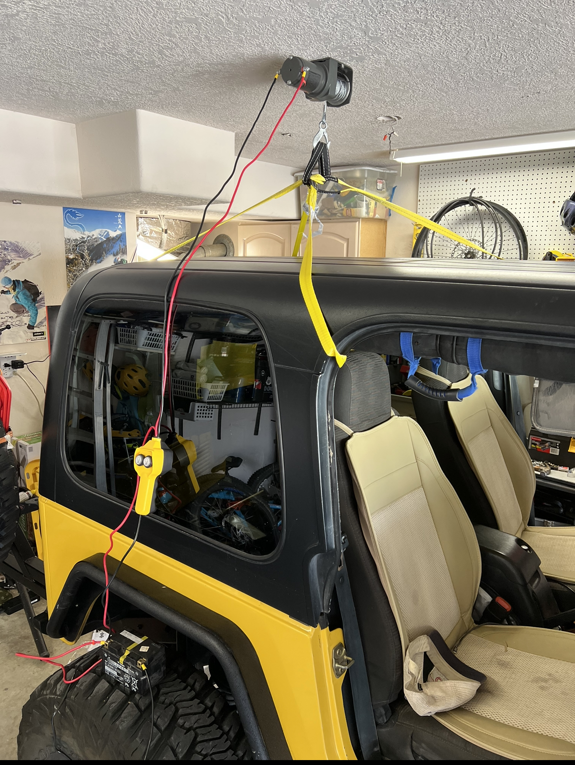 What's a good hardtop hoist DIY frame? | Jeep Wrangler TJ Forum