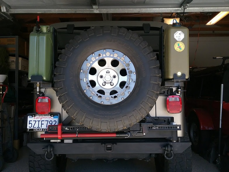 Need jerry can mounting ideas Jeep Wrangler TJ Forum
