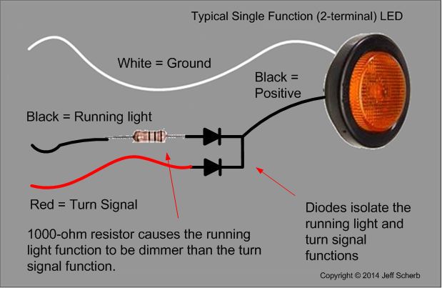 Help wiring LED front turn signals | Jeep Wrangler TJ Forum  Side Marker Light Wiring Diagram    Jeep Wrangler TJ Forum
