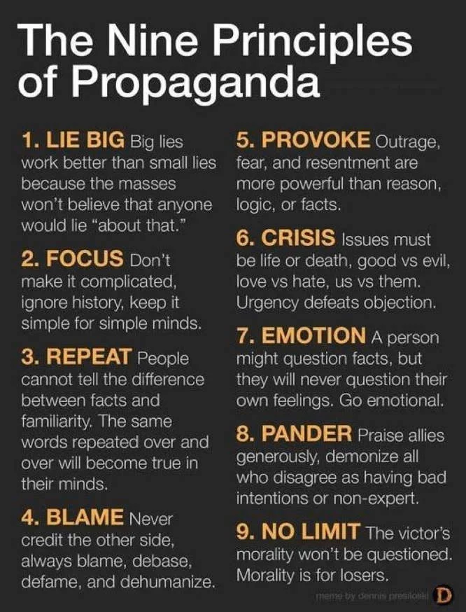 lessons 9 of propaganda msm crisis emotion repeat