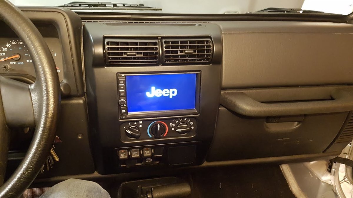 JK radio in a TJ Jeep Wrangler TJ Forum
