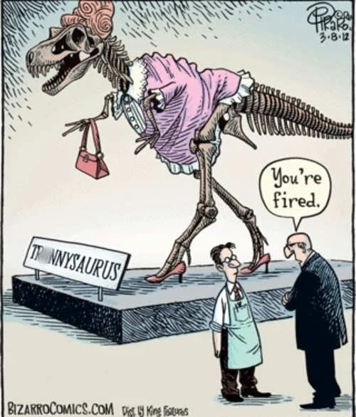 museum trex trannysaurus rex fired
