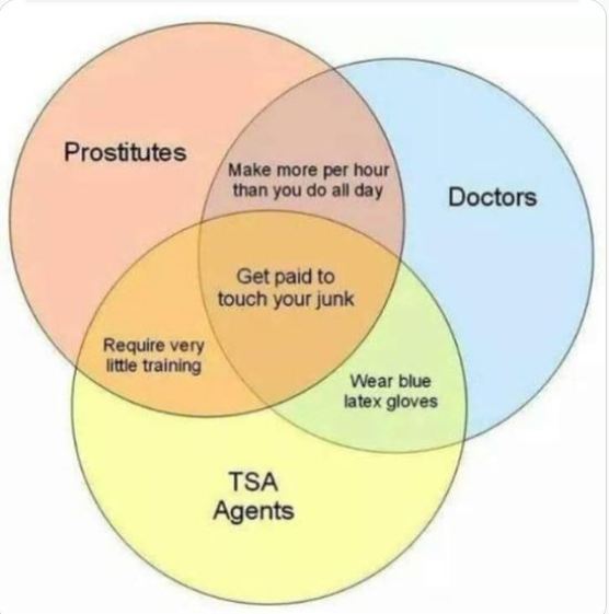 venn diagram doctors prostitutes tsa agents training