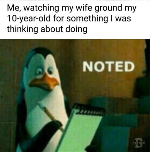 noted son grounded something was going to do