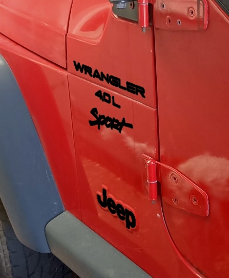 Repainting the TJ: what decals should I put back on? | Jeep Wrangler TJ  Forum