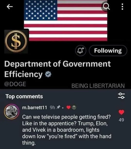 reddit televise government workers getting fired