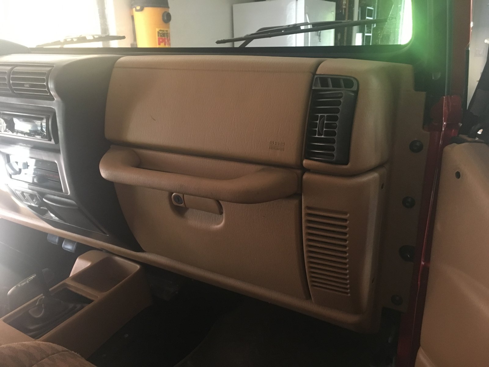 Replace Tan Dashboard with Black | Jeep Wrangler TJ Forum