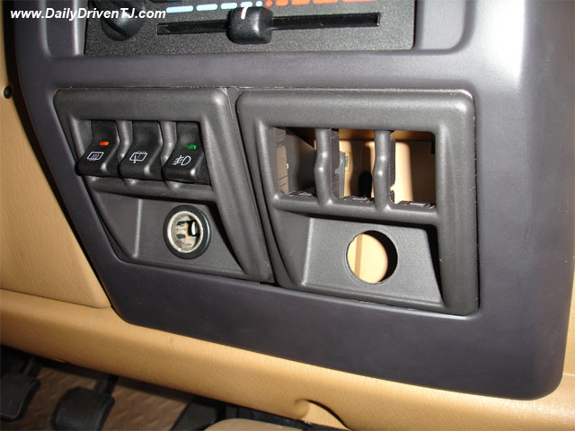 Best places to mount switches | Jeep Wrangler TJ Forum