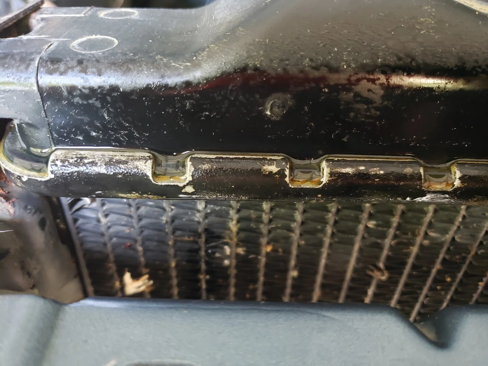 Upper Radiator Leak.webp
