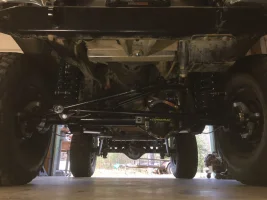 Front axle of Jeep off the lift 22Feb18.webp