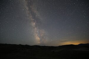 Painted Hills - Milky Way At Painted Hills Shot By Geoff Birkemeier - Mitchell, Oregon - Graci...jpg