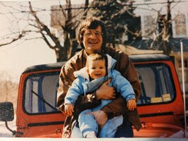 Steve and Dad on the CJ-7  1980.jpg