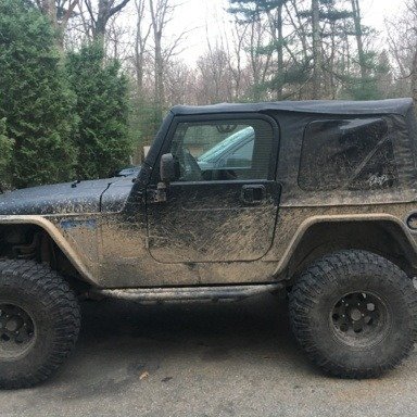 Front passenger side tire looks like it has camber and looks like toe is  off? | Jeep Wrangler TJ Forum